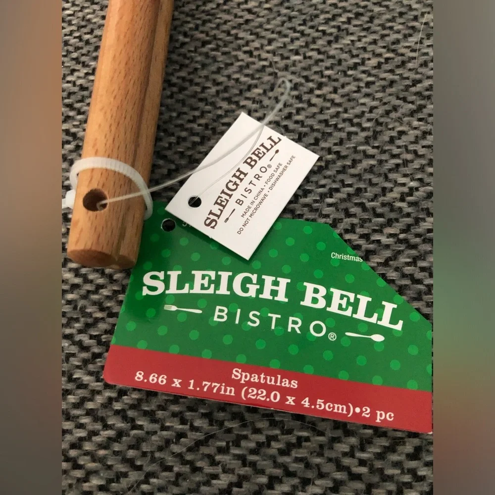 Sleigh Bell Bistro Mini Spatulas (2)